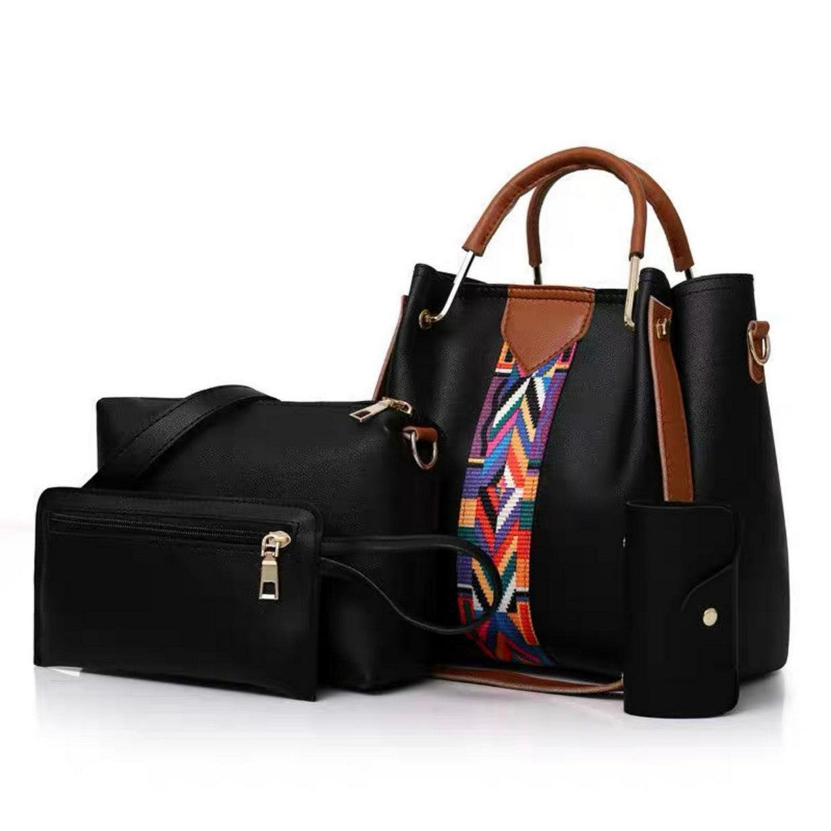 Hight Quality Trendy Hand & Shoulder Bag 3 Pcs Set