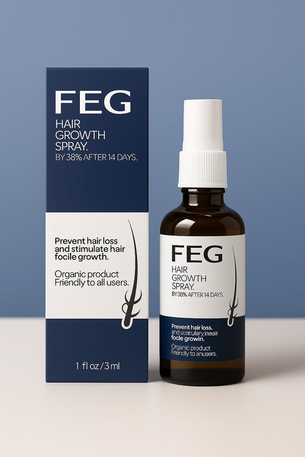 Feg Hair Growth Solution , FEG Hair Growth Spray - 50ml , FEG Hair Growth SERUM and SPRAY 3ml - For Men and Women