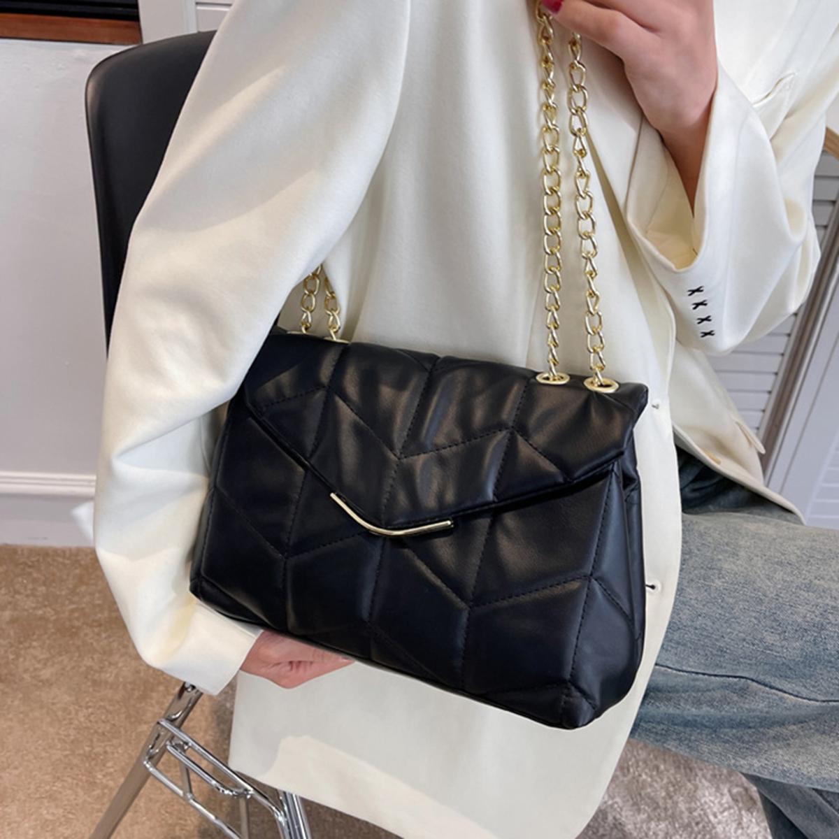 women's retro fashion atmosphere chain messenger small square bag