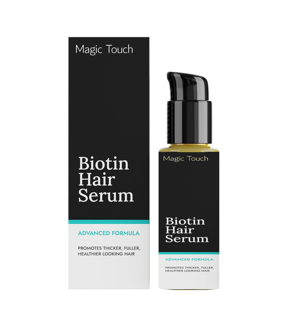 Biotin Hair Growth Serum 50 ML | With Keratin | Natural Hair Loss Treatment for Men & Women | Thicker, Fuller, Stronger Hair | Non-Greasy, Lightweight