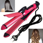 Nova Professional 2 In 1 Hair Straightener & Curler Women Hair Styler Hair Beauty Set