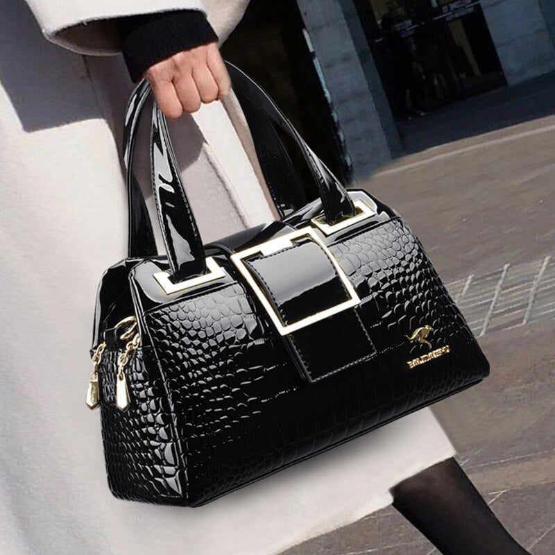 Luxury Designer Handbag Brand crocodile leather