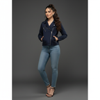 SN Fashion Cross Zipper Fleece Coat