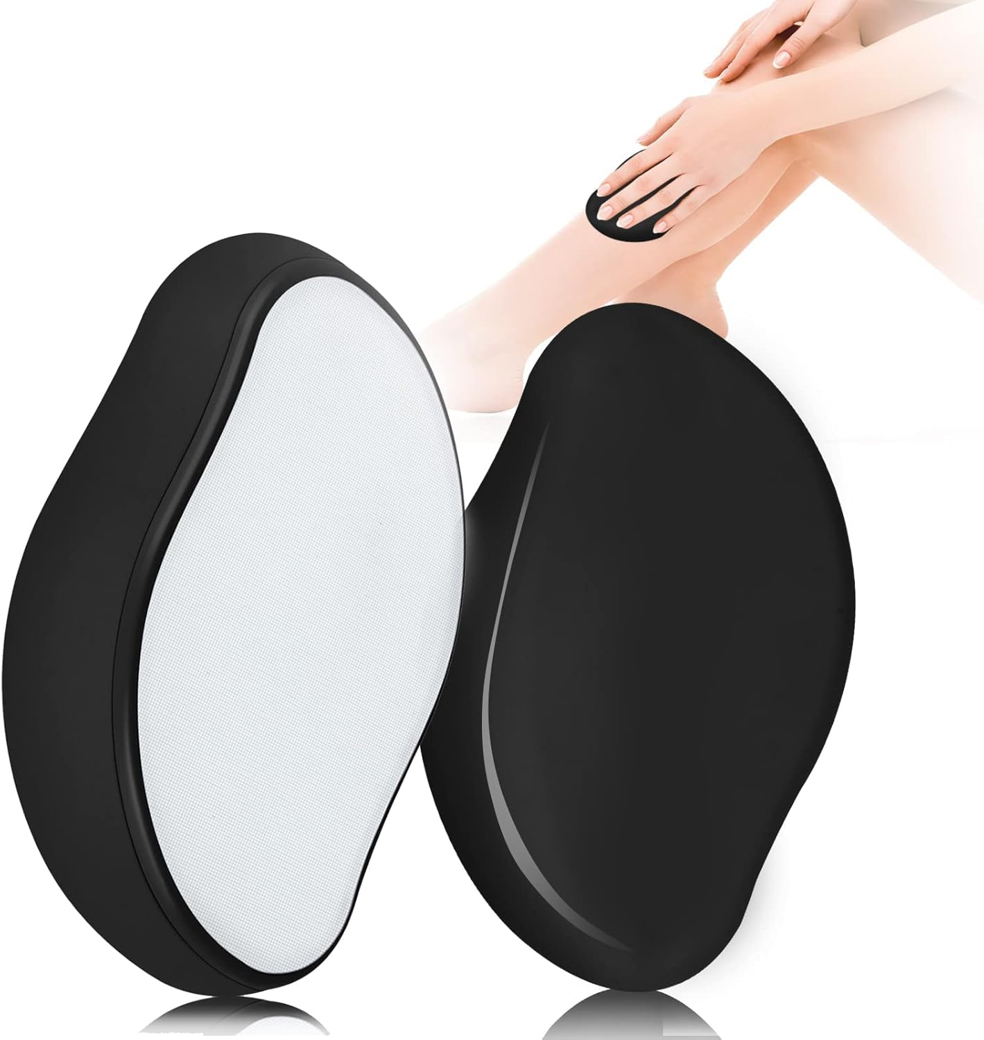 Crystal Hair Eraser, Crystal Hair Remover, Portable Magic Hair Remover for Arms Legs Back, Painless Hair Removal for Women Apply to Any Part of the Body