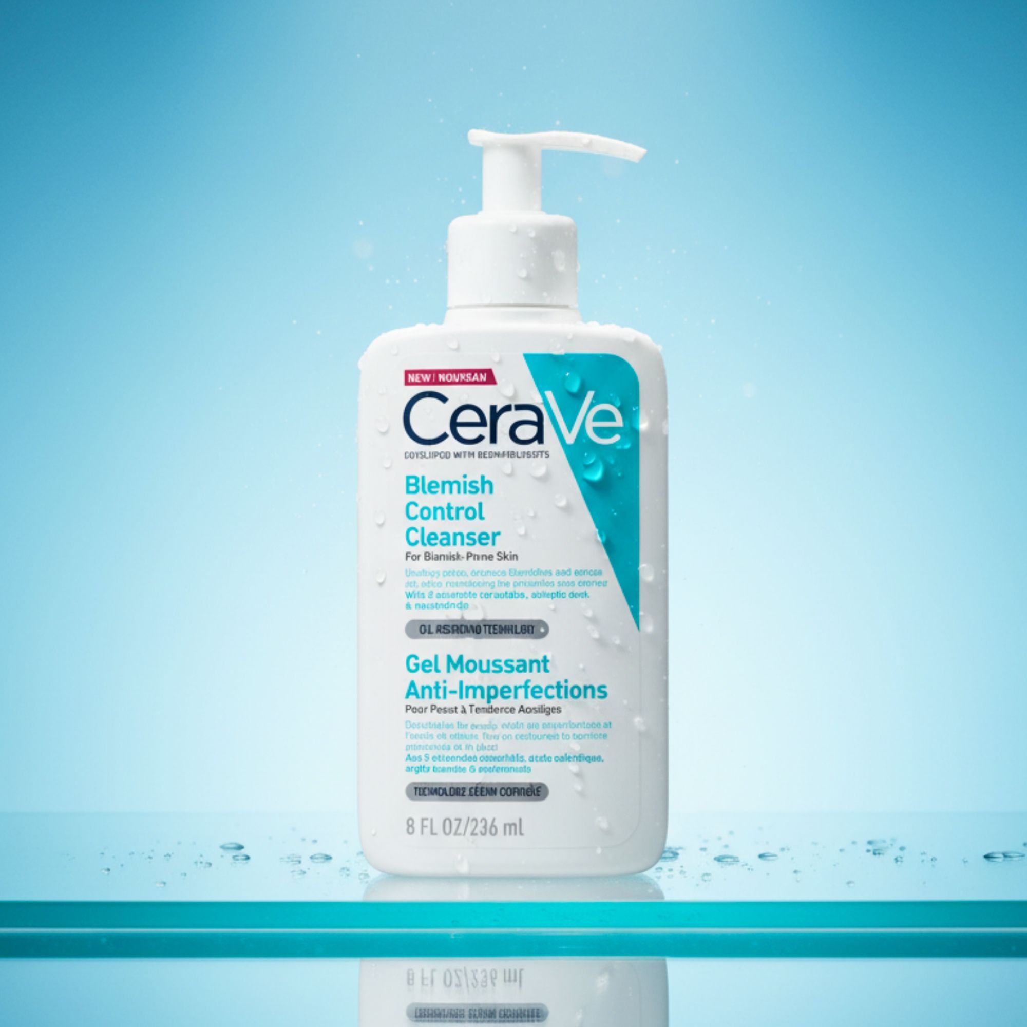 CeraVe Blemish Control Cleanser - CeraVe Blemish Cleanser - CeraVe Face Wash - Cleanser for Blemish Prone Skin - Acne, Pimples, Blackheads Controlfor Oily Skin