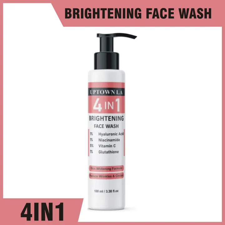 UPTOWN LA 4 IN 1 Whitening Face wash For Oily | Dry | All Skin Types