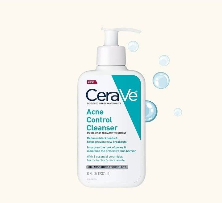 CeraVe Acne Control Cleanser - Cerave Acne Face Wash - Cerave Acne Control Cleanser Salisylic Acid - Acne Clear Face Wash - Acne Face Wash - CeraVe Acne Control Cleanser Salisylic Acid 237 ml