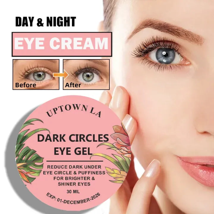 UPTOWN LA Dark Circles Under Eye Gel For Brighter and Shiner Eyes