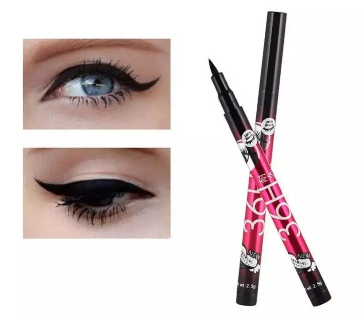 Yankina Black Eyeliner Markers – Precision Eye Makeup Tools Multiple pack