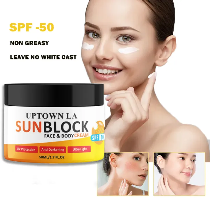 UPTOWN LA Sunblock For UV Protection & Anti Darkening 50 ml | SPF 50