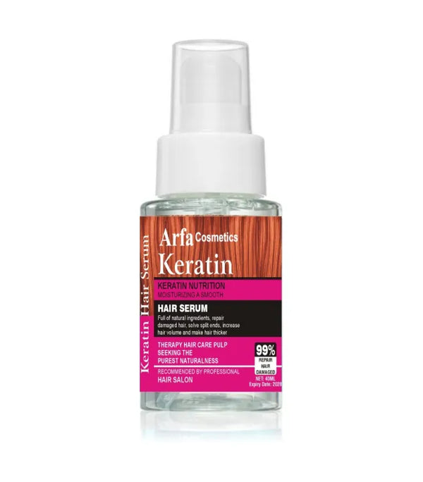 Keratin Hair Serum for frizzy softness and dry deep hair Heat Protectant serum shine and softne Straightening hair for Men & Women 40ml