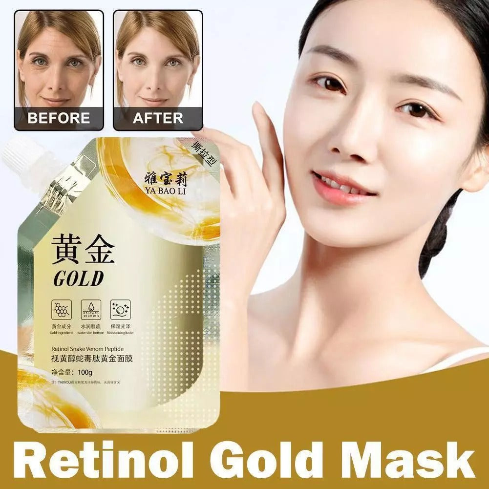 Sadoer Moisturizing Retinol Peptide Facial Mask Venom Gold Mask Delicate and Nourish 100g SD63484