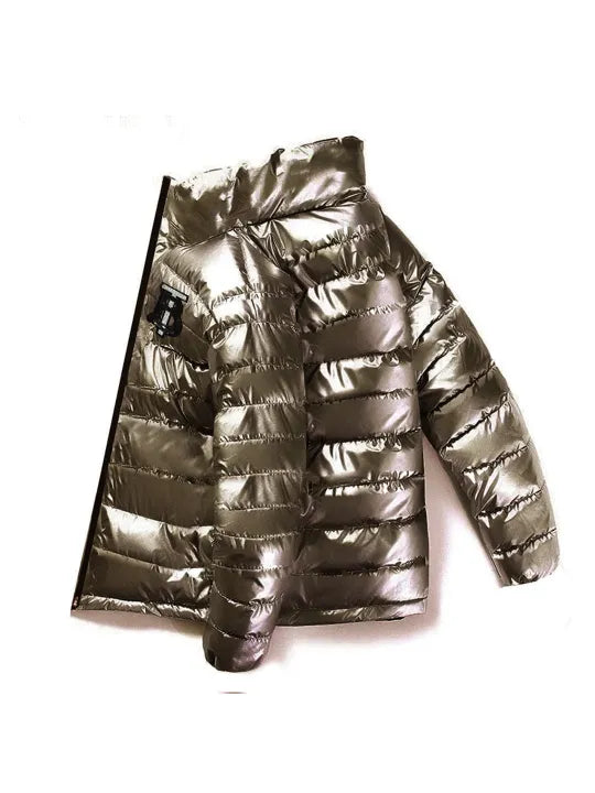 Frostbite Fighter Heavy Quilted Thick Puffer Shine Jacket